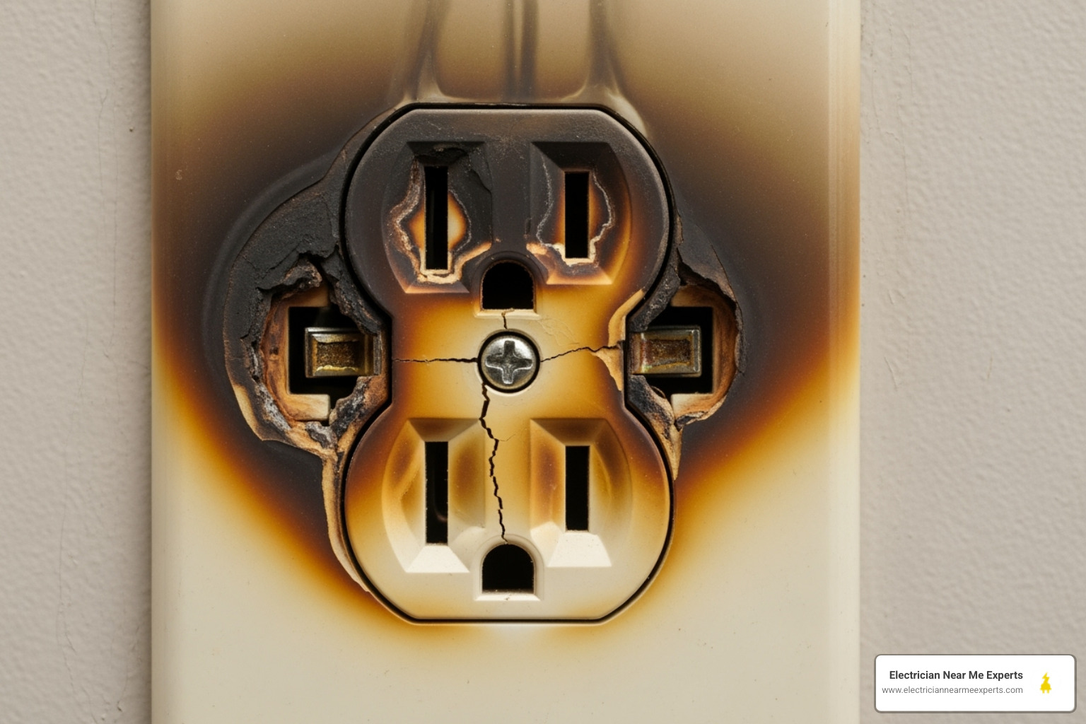 discolored or burnt electrical outlet - wiring repair richardson discolored or burnt electrical outlet - wiring repair richardson