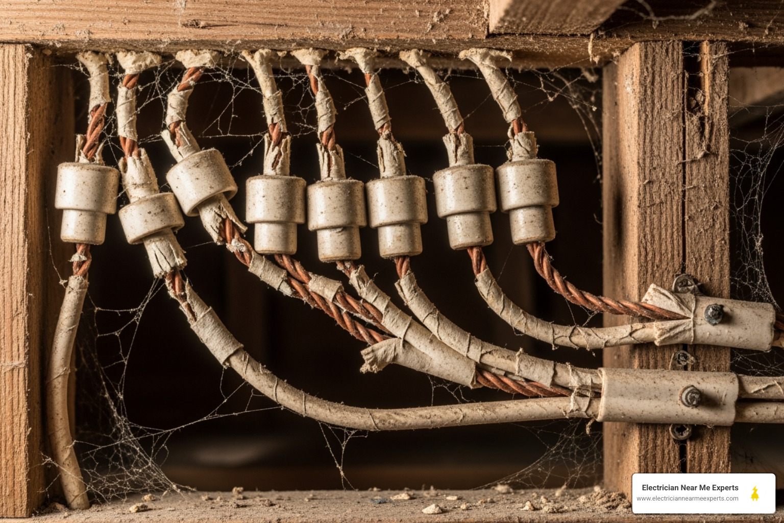 old, frayed knob-and-tube wiring - wiring repair plano old, frayed knob-and-tube wiring - wiring repair plano