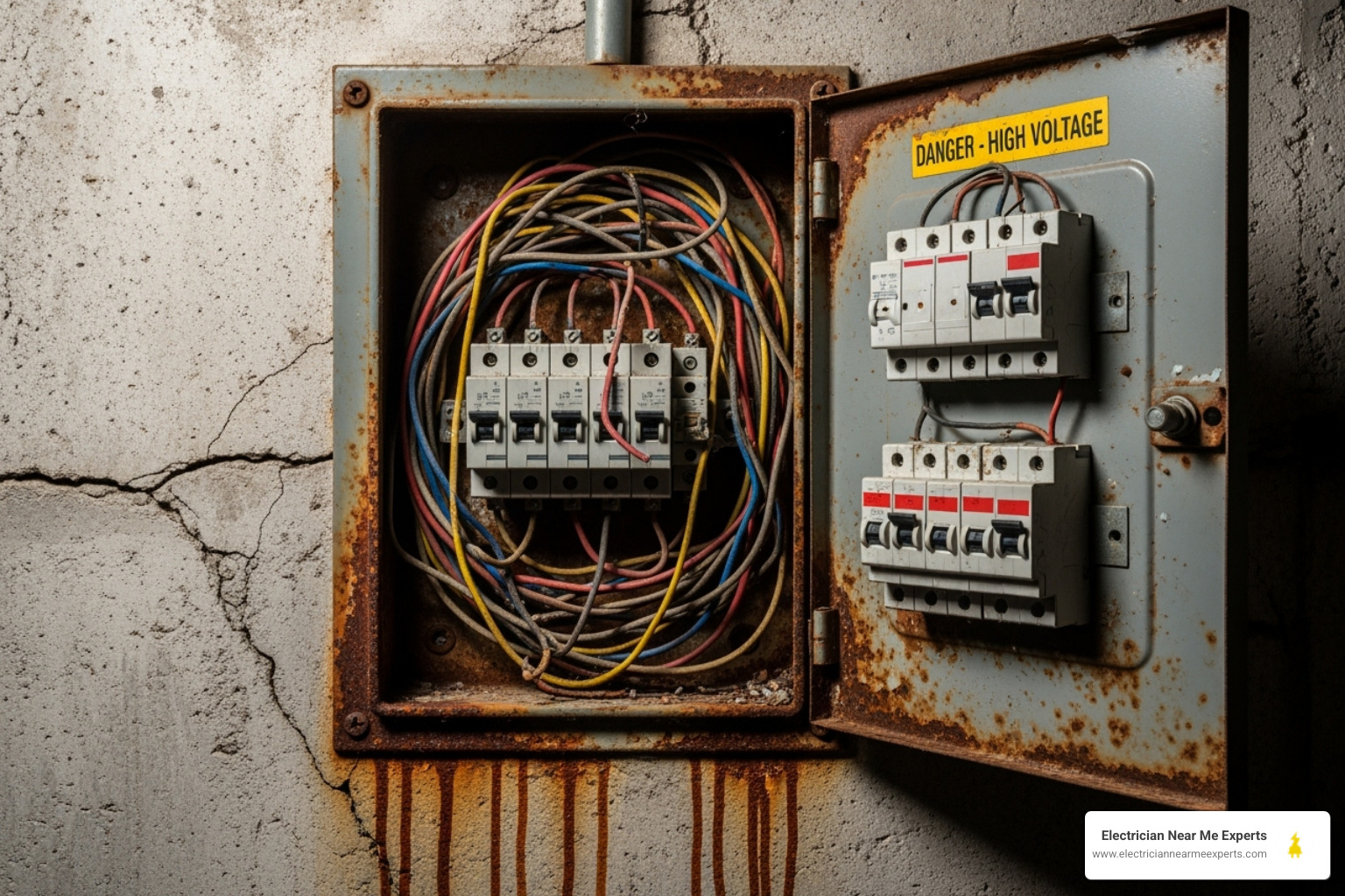 old, potentially hazardous electrical panel - circuit breaker repair prosper old, potentially hazardous electrical panel - circuit breaker repair prosper