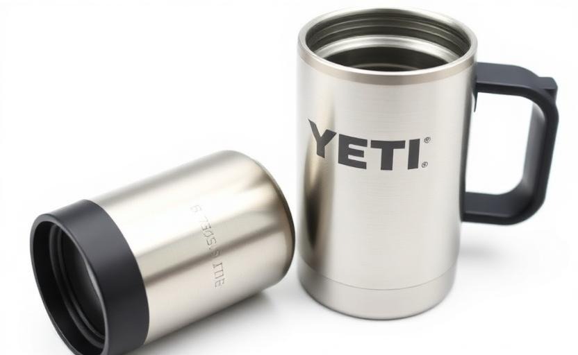 White Elephant gift idea - YETI Rambler Insulated Mug (14 oz)