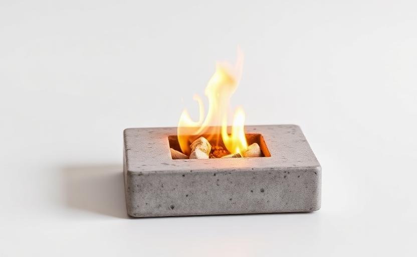 White Elephant gift idea - Tabletop Mini Fireplace (S’mores Pit)
