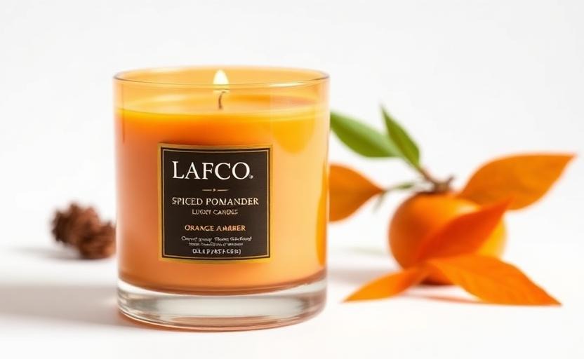 White Elephant gift idea - LAFCO Spiced Pomander Candle
