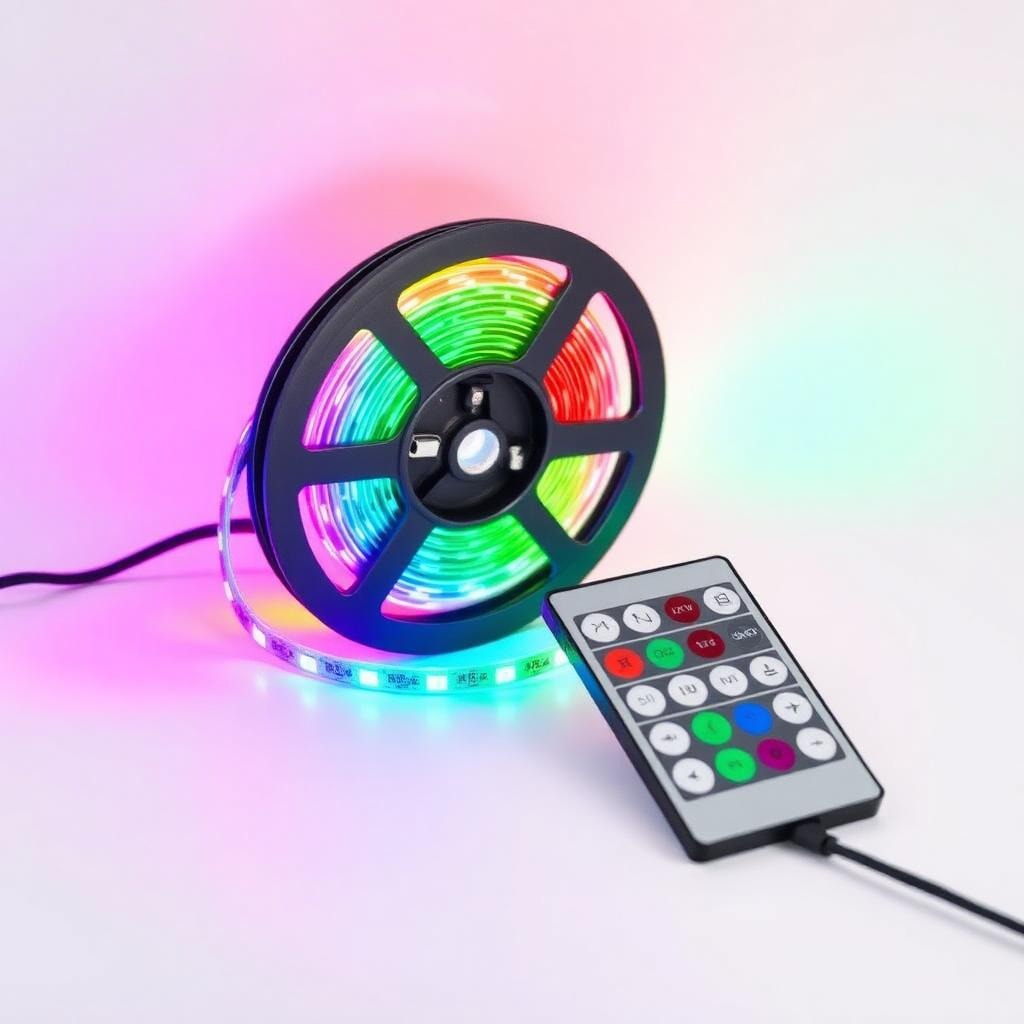 White Elephant gift idea - LED Strip Lights 16.4 ft with Remote