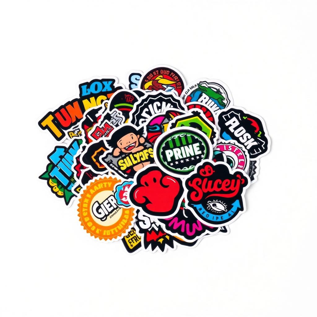 White Elephant gift idea - 100‑Pack Vinyl Stickers (Waterproof)