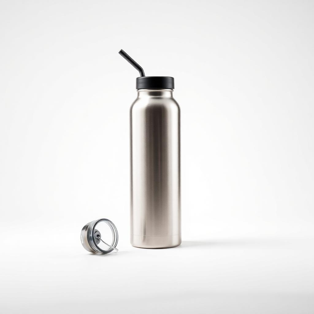 White Elephant gift idea - Water Bottle with Straw Lid (24 oz)