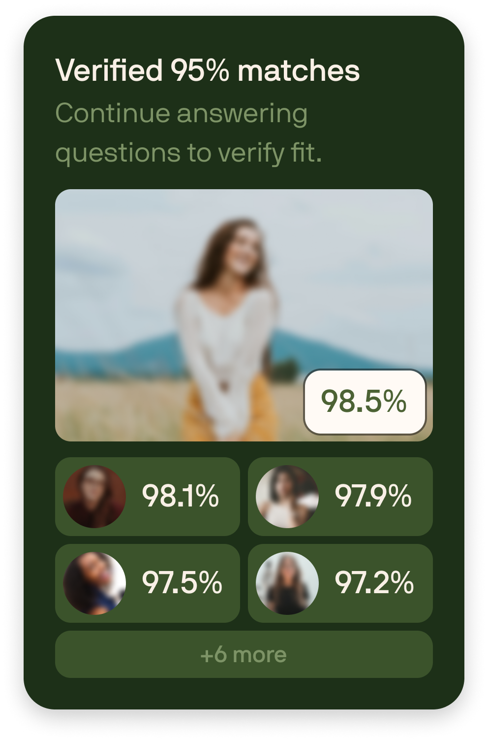 Demonstration of match preview