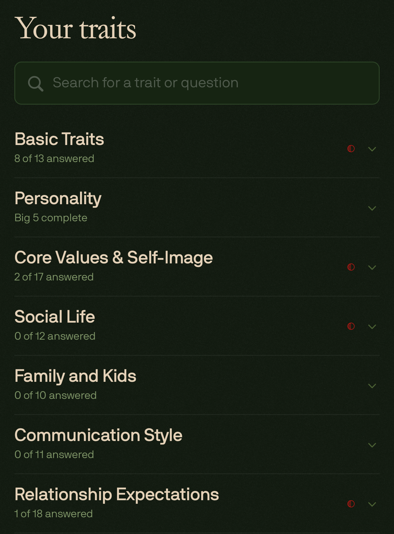Demonstration of section summaries