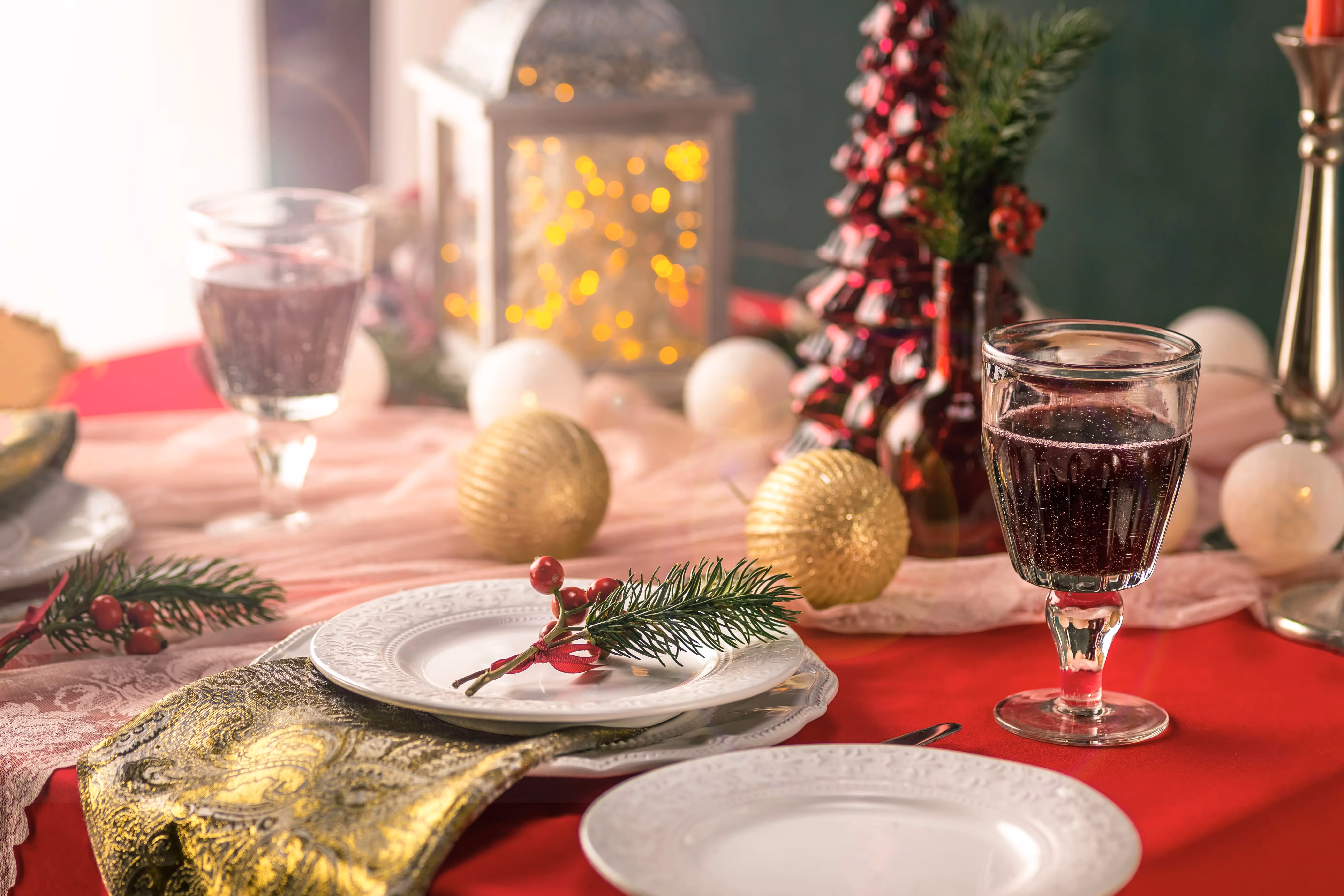 Christmas Table setting