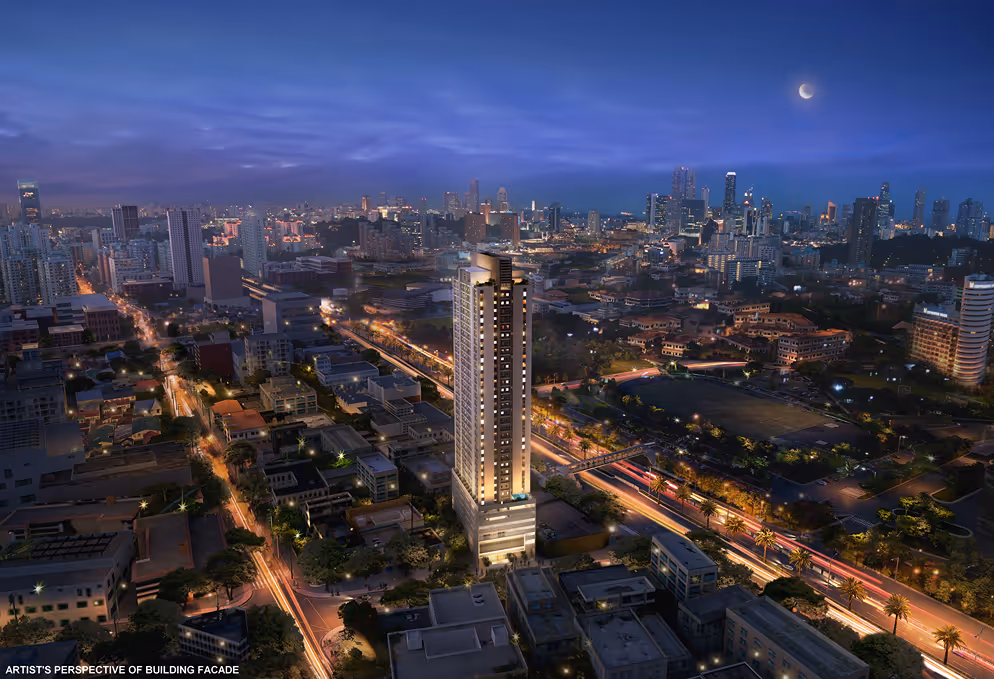 a cityscape with a Torre Lorenzo Malate building