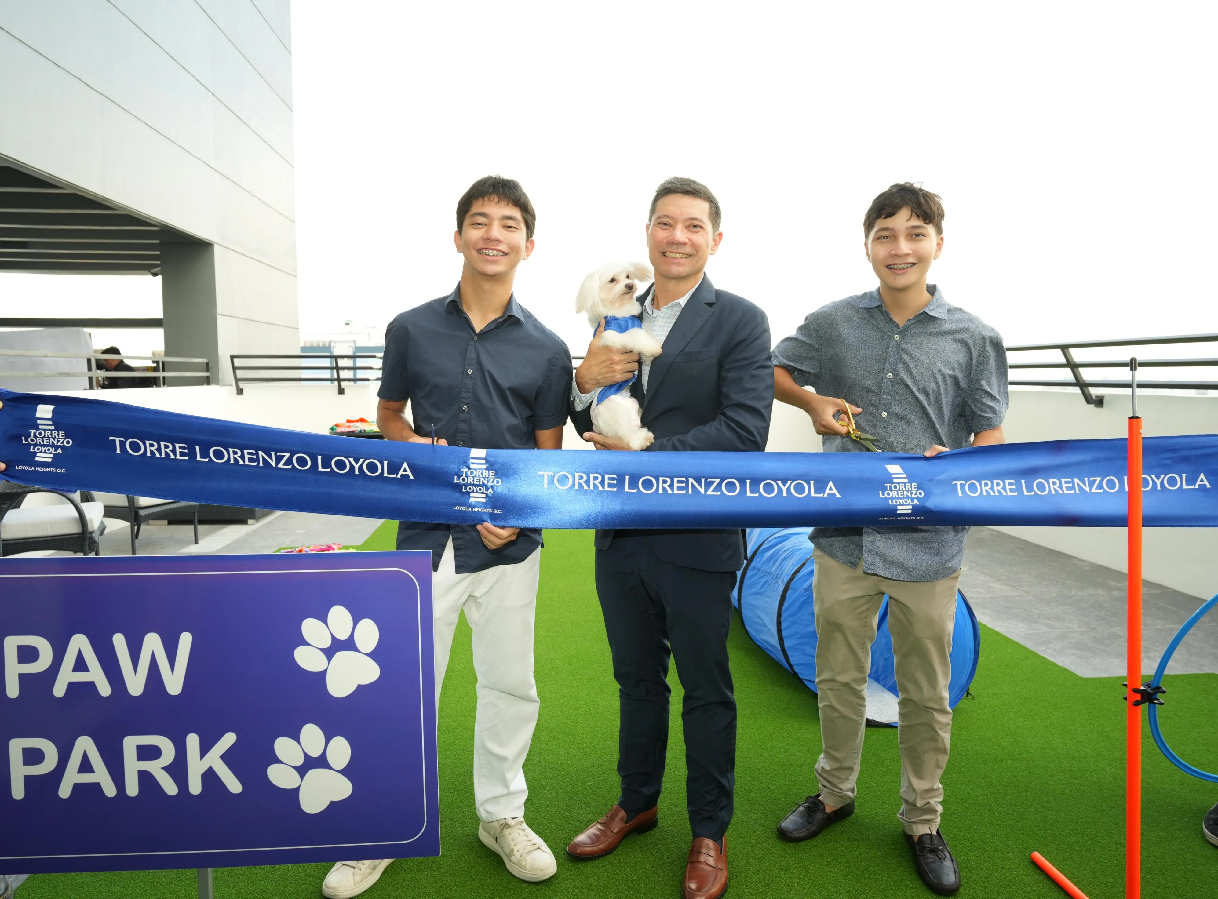 Torre Lorenzo Loyola Paw Park Ribbon Cutting Ceremony