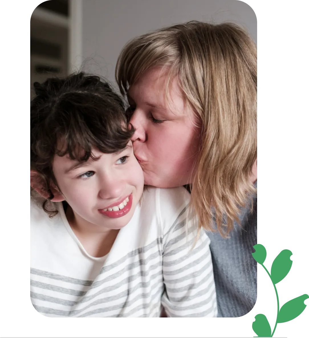 parent with child who needs care