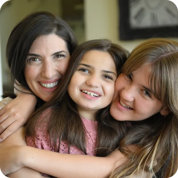 Founder Stephanie with her daughters