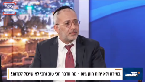 אלי מאירי מתארח ב"דבר השבוע