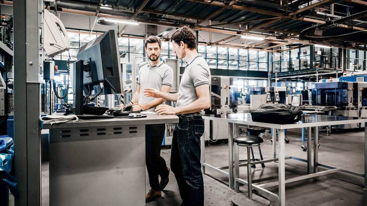 Interactive business intelligence dashboard showing charts, graphs, and performance metrics on a computer screen