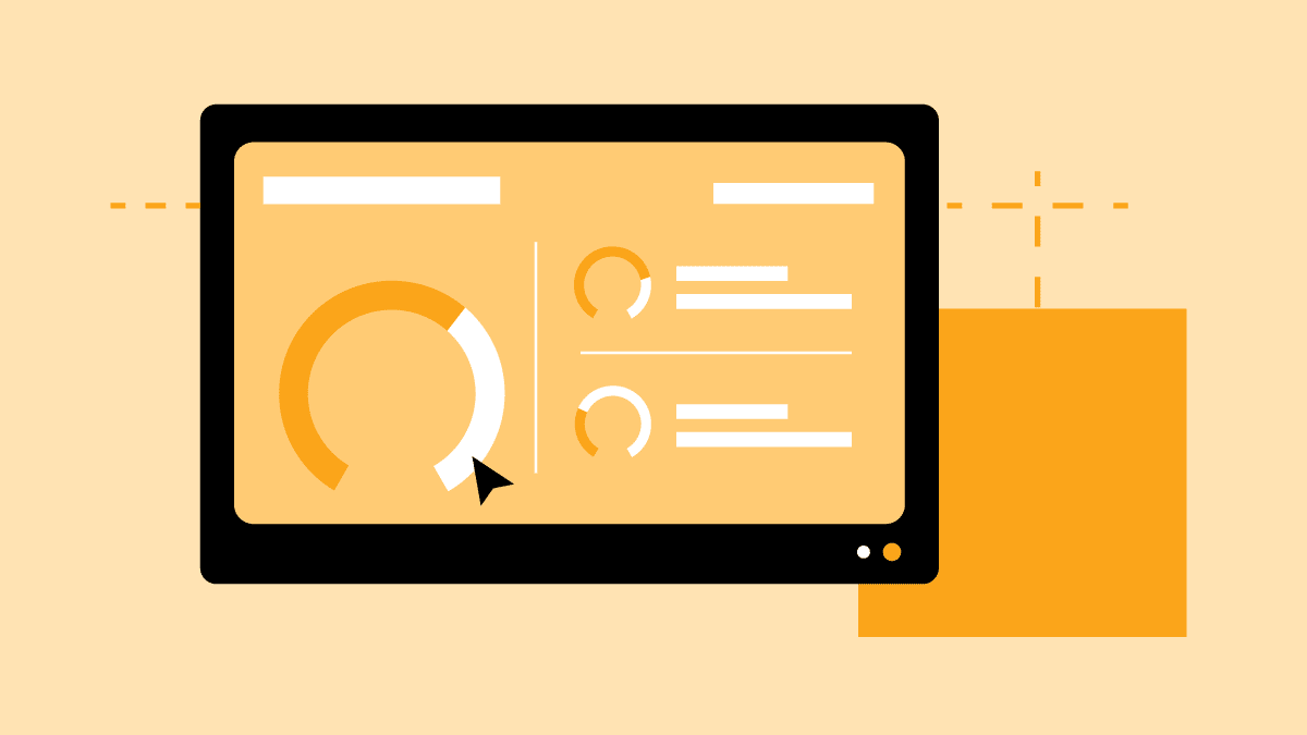 Sleek dashboard interface showing data visualizations, charts, and navigation panels
