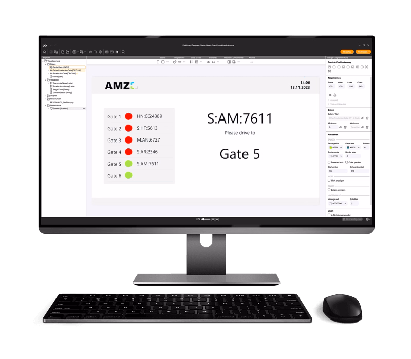 Yard management dashboard showing an aerial yard layout with trucks, loading bays and colour‑coded status indicators

Downloadable yard management guide cover illustration featuring a stylised truck, loading docks and workflow icons
