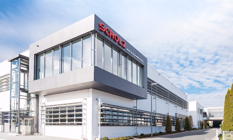 Unternehmensstandort der SCHOLZ GmbH & Co. KG, Spezialist für technische Kunststoffteile, Mikrotechnik und Medizintechnik.