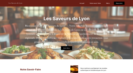 l'image d'un de mes sites web dans le carrousel 