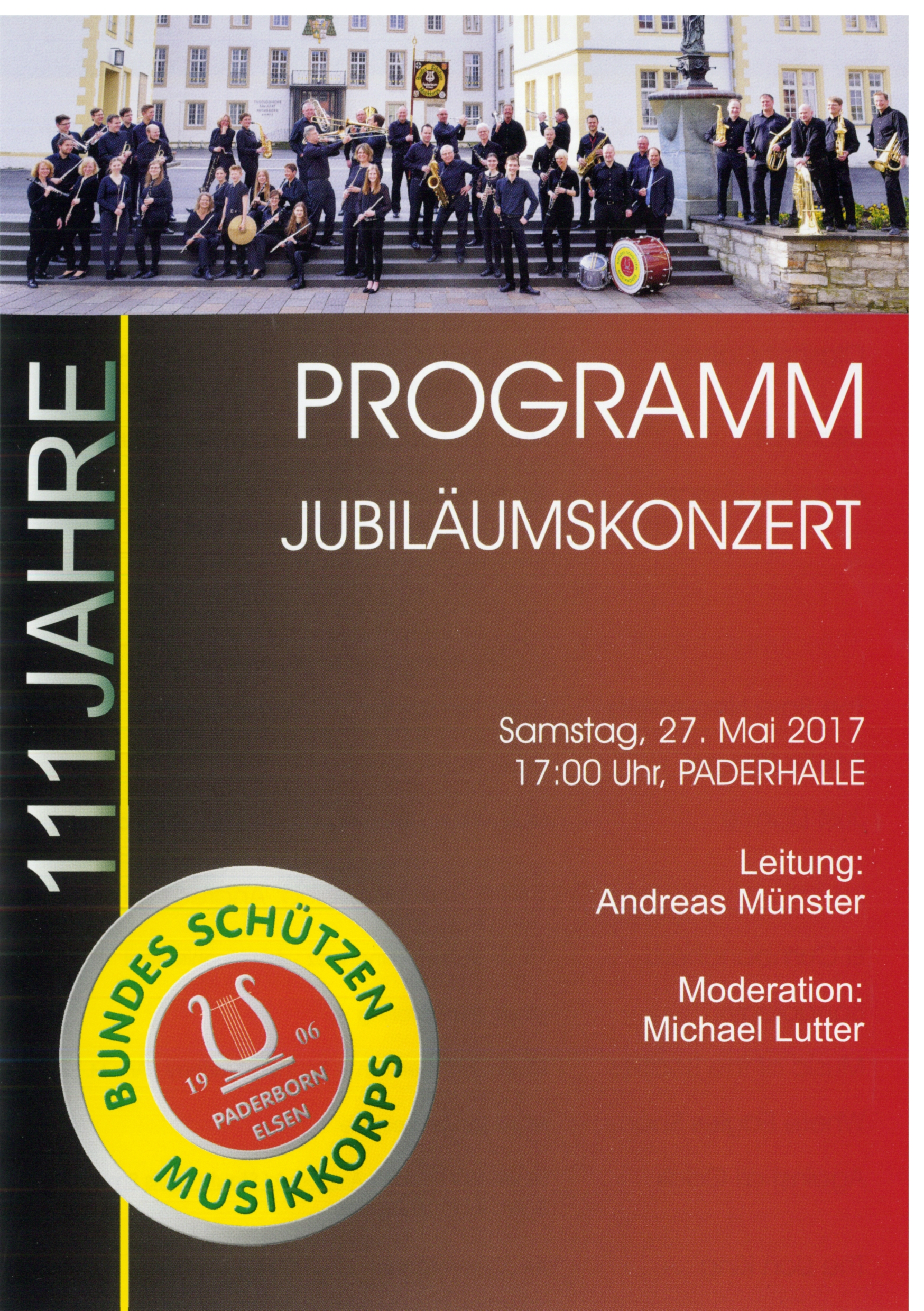 Ein Plakat zum Frühjahrskonzert 2017