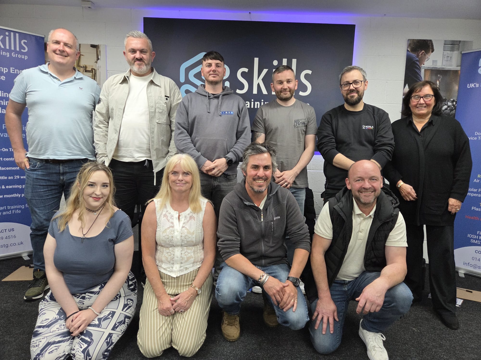 A first aid training group at our Leeds training centre