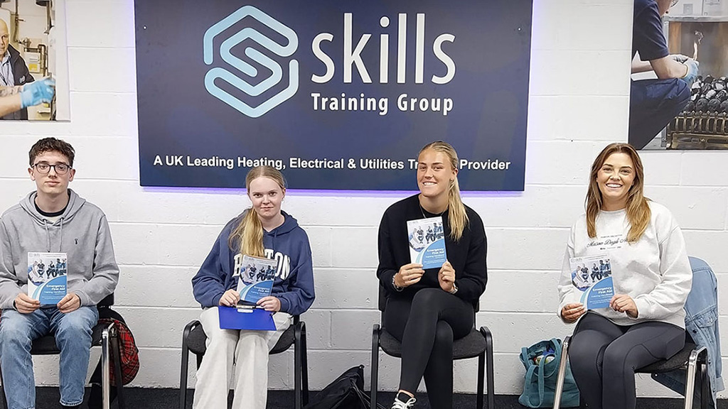 Anaphylaxis training session with learners in Leeds