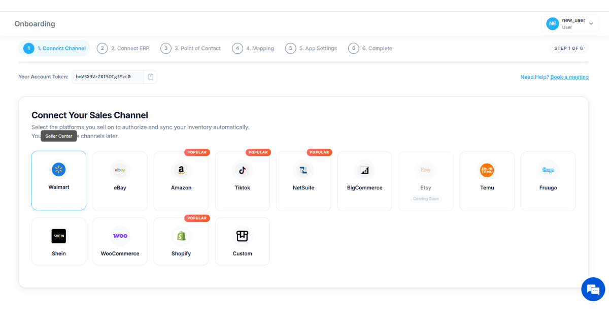 Connect Walmart Marketplace