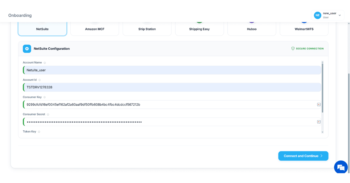 NetSuite Configuration