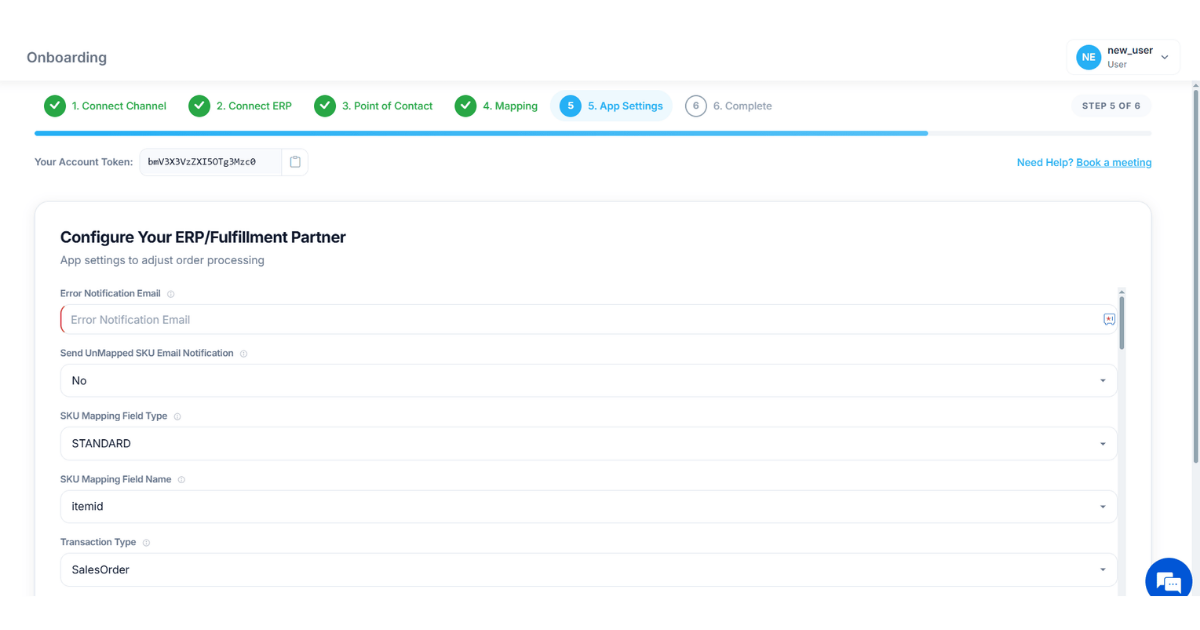 Configure your Fulfillment Partners. 