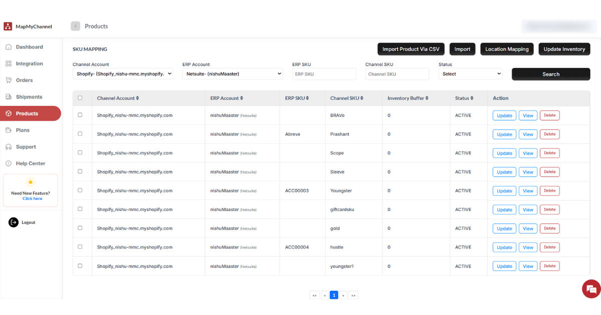 SKU Mapping Dashboard