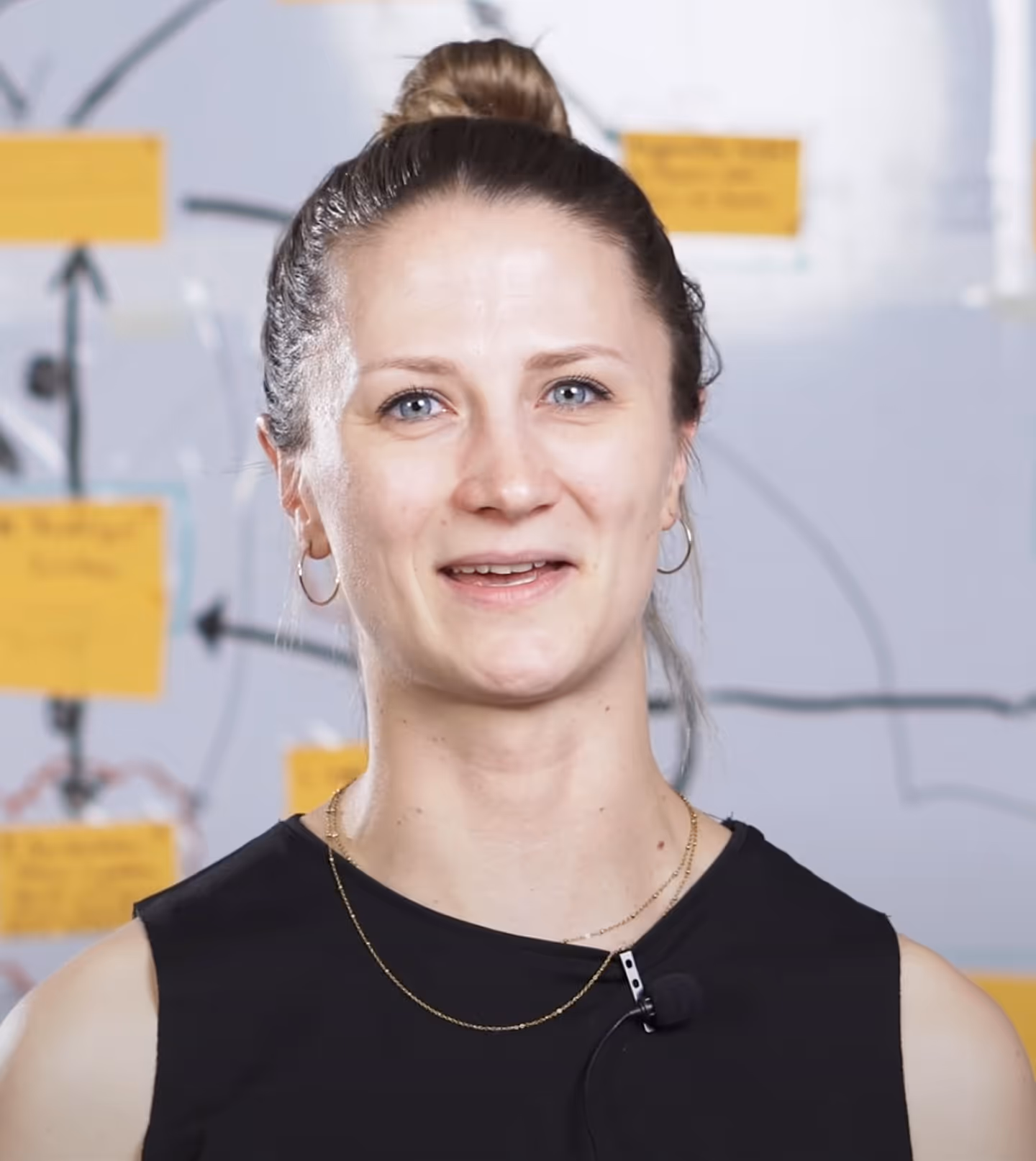 Foto von zufriedener certified LeSS Practitioner Teilnehmerin