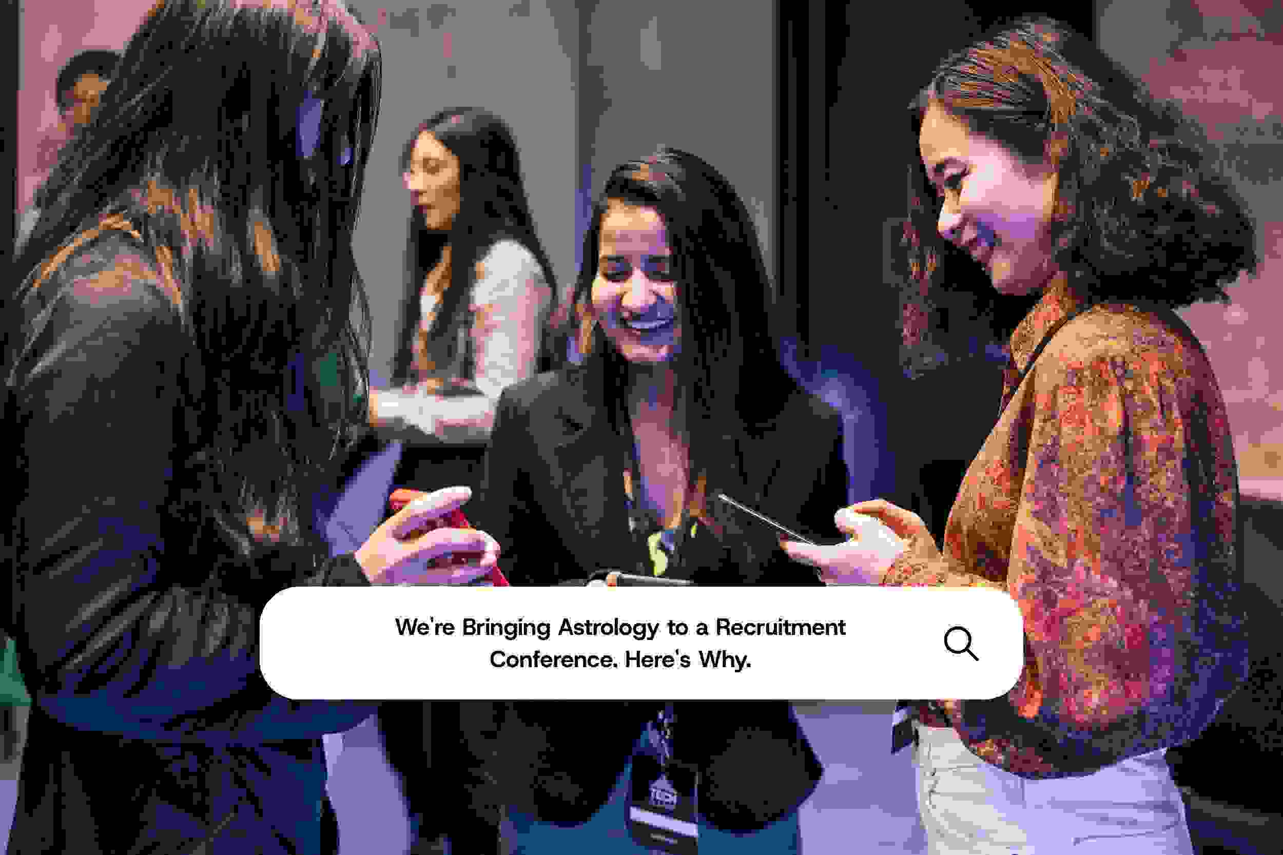 On Tuesday 8 July, we'll be at Stand 25 handing out personalised career readings. We know how it sounds — here's the actual reason.