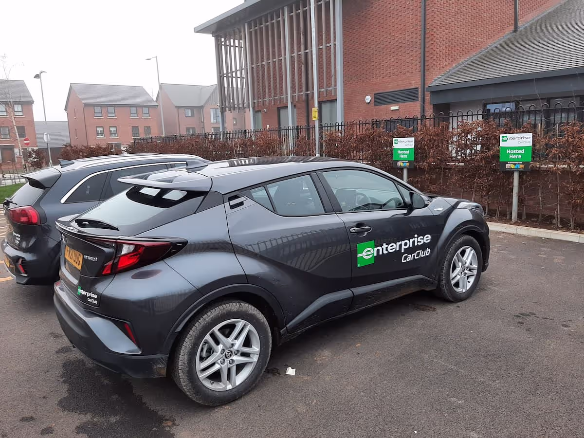 A car from Enterprise Car Club