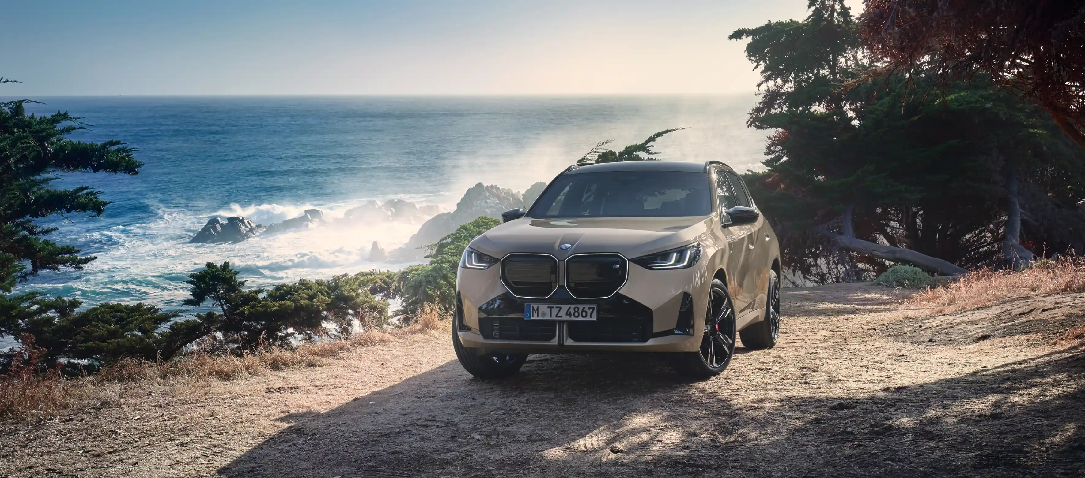 Beiger BMW X3 vor einer Brandung – MOTORHEIMAT Wagner-Schwarz in Kirchseeon, Traunstein, Altenmarkt, Wasserburg und Oberhaching