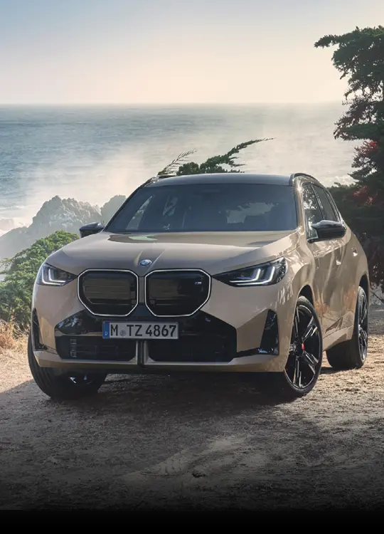 Beiger BMW X3 vor einer Brandung – MOTORHEIMAT Wagner-Schwarz in Kirchseeon, Traunstein, Altenmarkt, Wasserburg und Oberhaching
