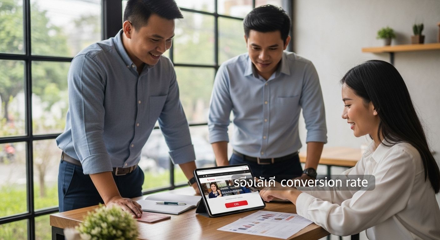 เว็บไซต์ออนไลน์ ปุ่ม CTA เพิ่ม conversion rate