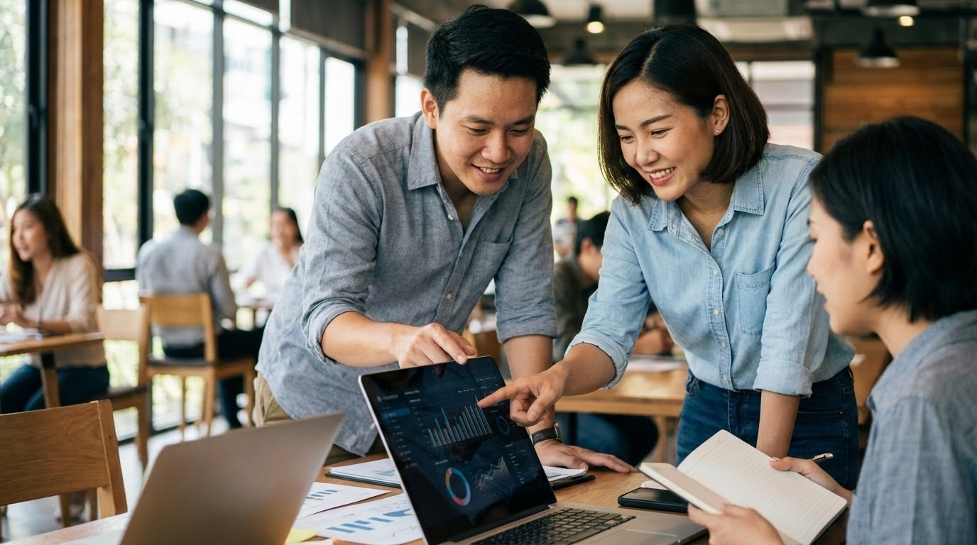 ภาพประกอบแสดงการวิเคราะห์ฟีเจอร์เว็บไซต์ด้วยกราฟและไดอะแกรมที่เกี่ยวข้องกับเทคนิคการเพิ่มความเร็วในการโหลดหน้าเว็บ