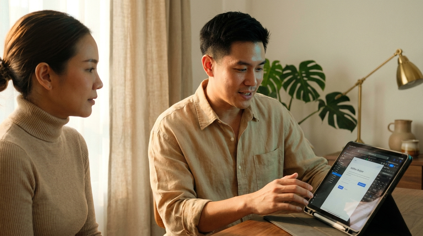 รับทำ webflow · meeting client review Notion proposal