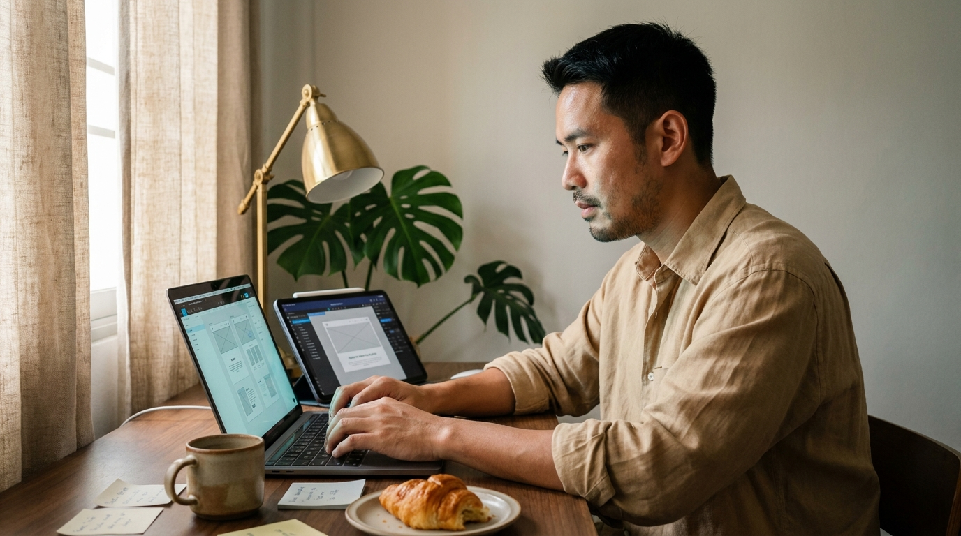 รับทำ webflow · founder ทำงาน Figma + Webflow Designer