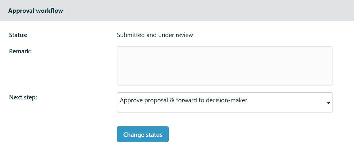 Approval workflow Suggestion scheme