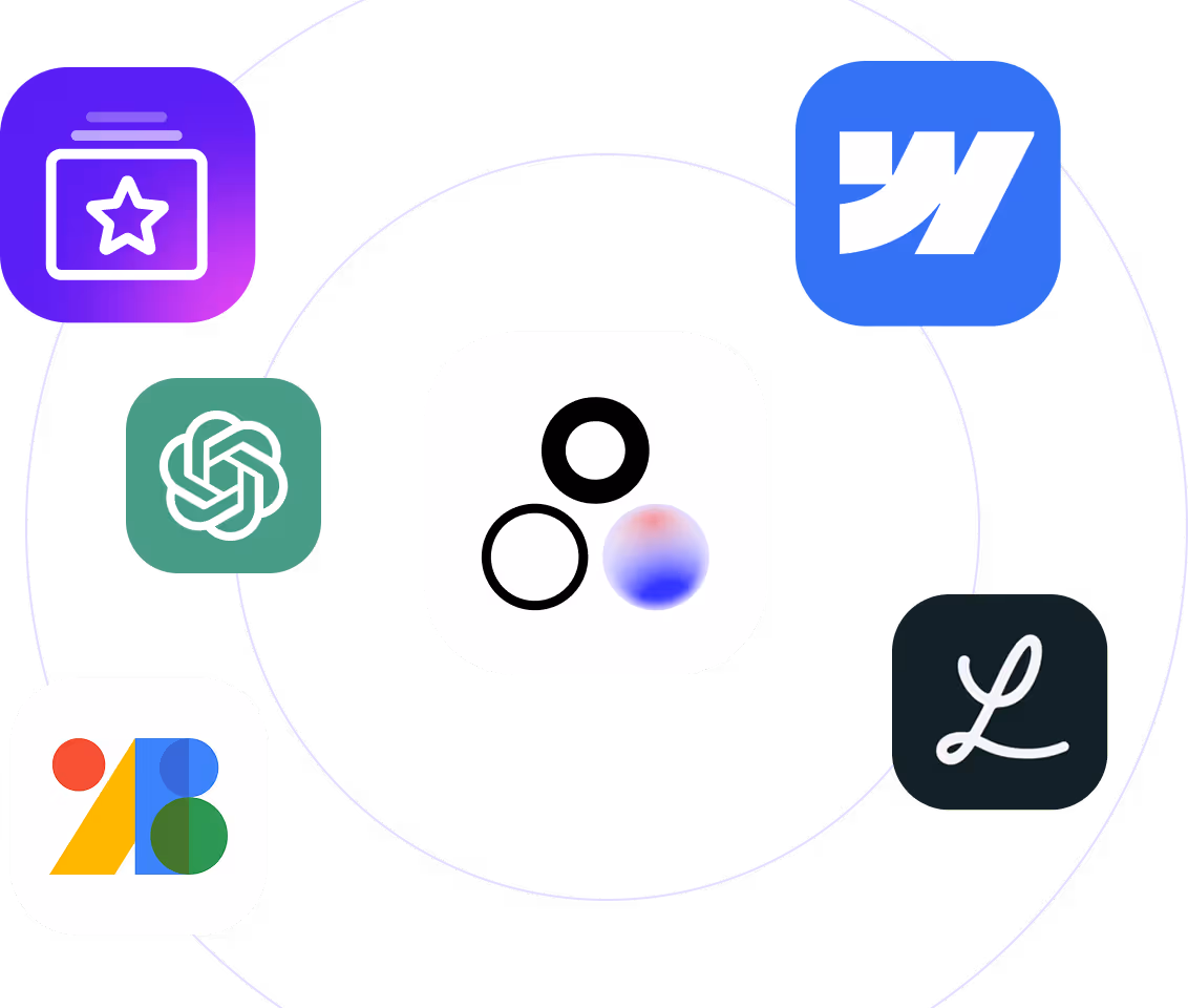 Modulify AI website builder integrations