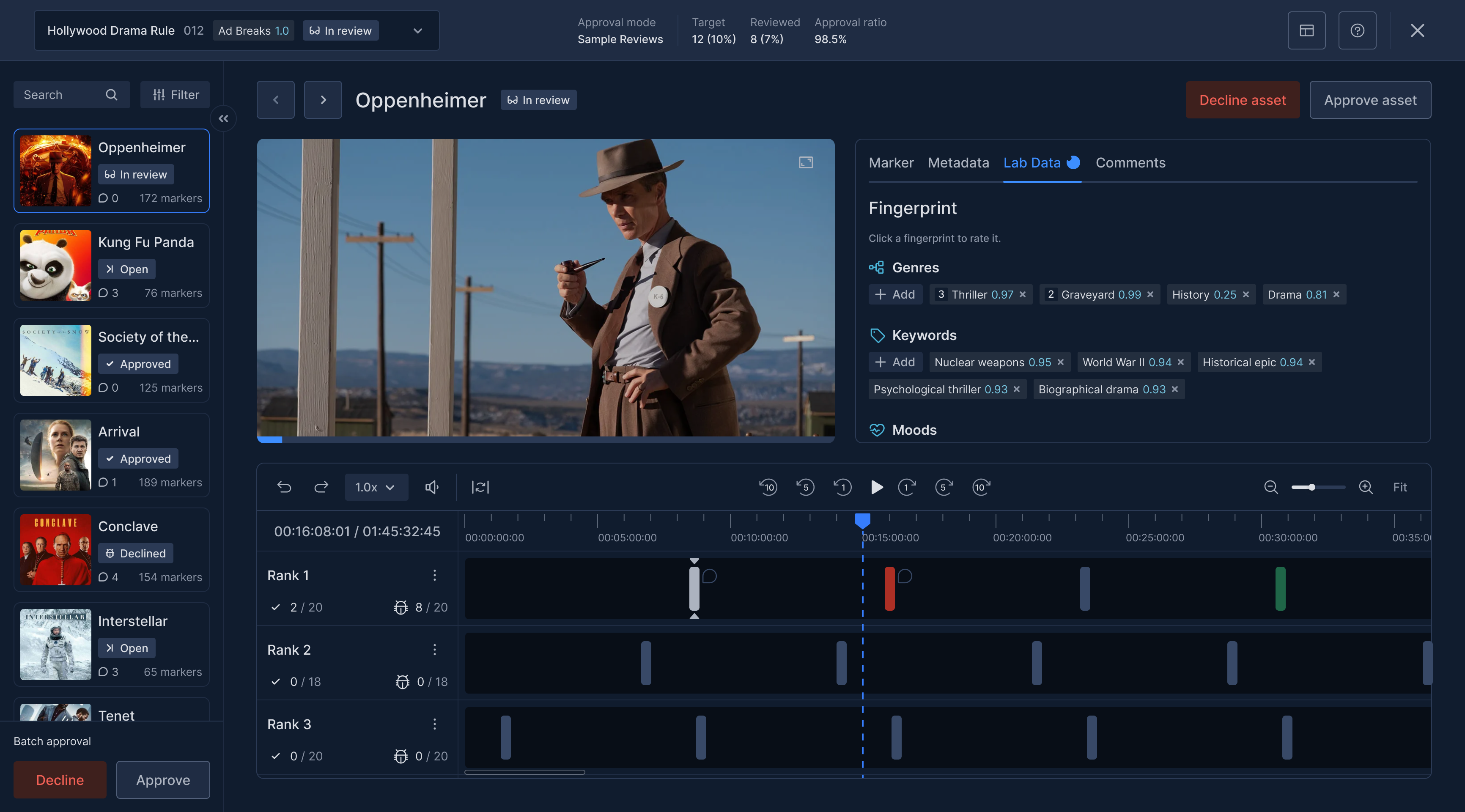 Operations Lab Interface