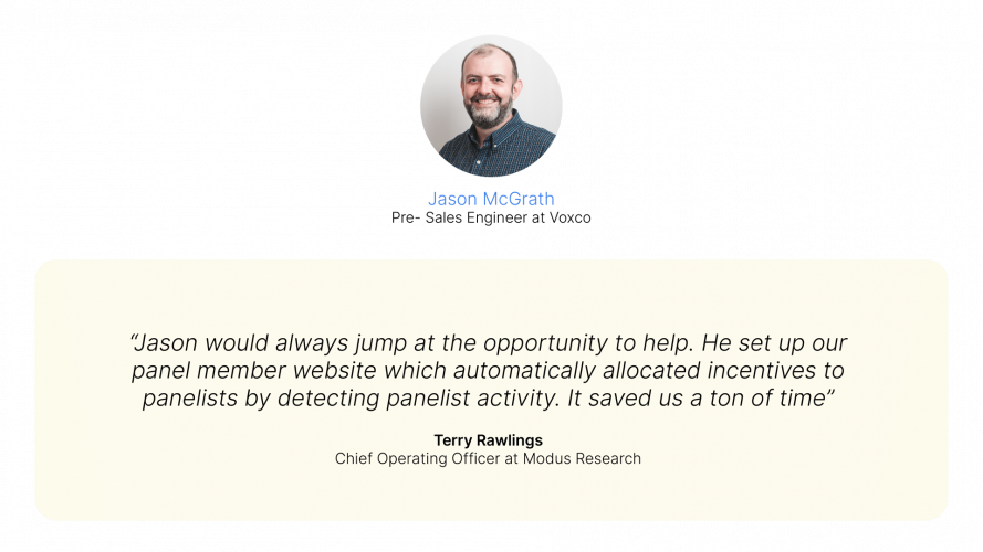 Modus Research Caee Study Testimonial Support Team