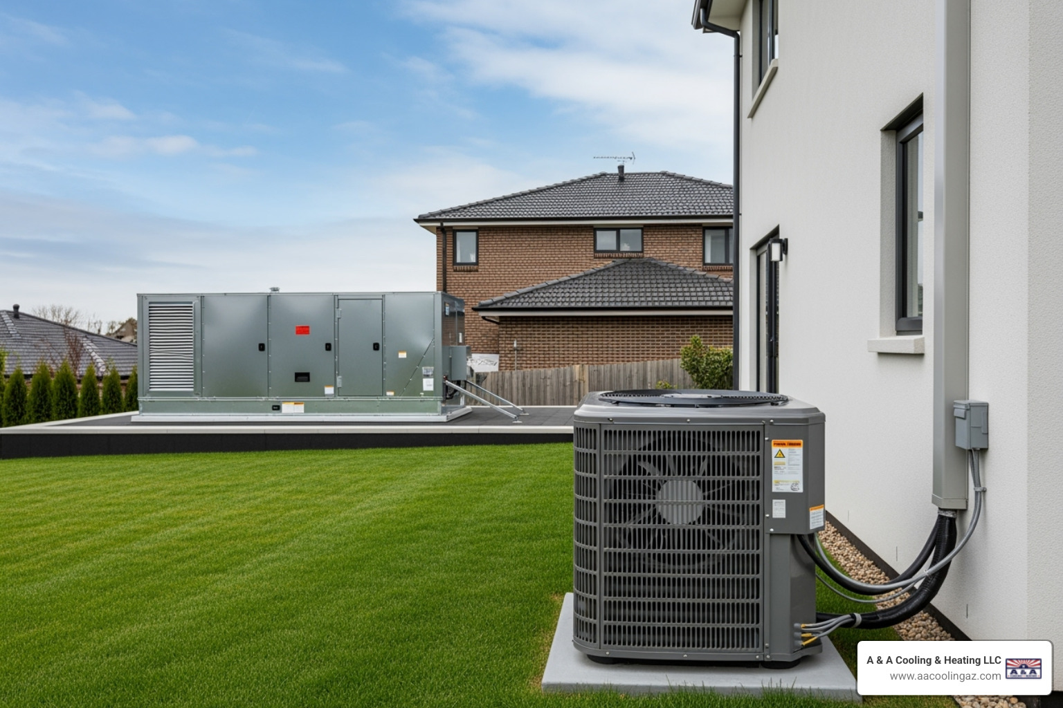 different types of AC units (split system, packaged unit) - ac installation in phoenix