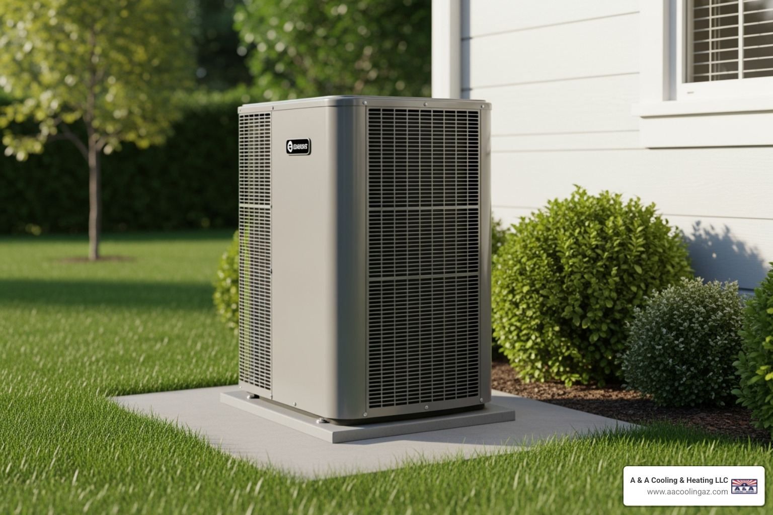 Modern, energy-efficient outdoor AC unit - ac installation gilbert