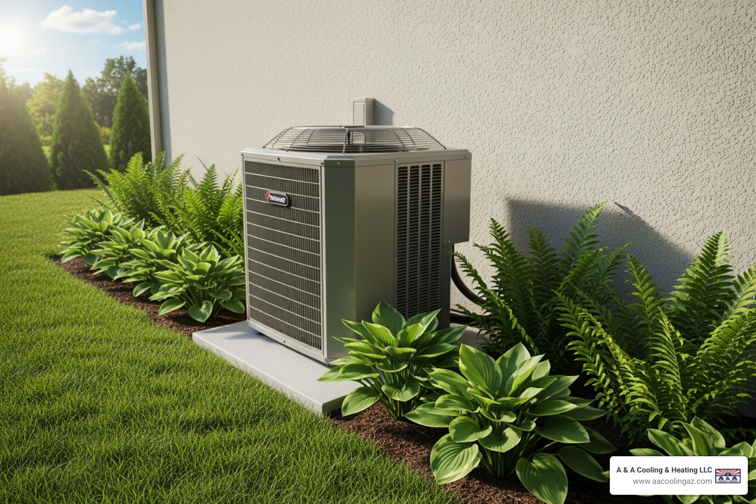 Proper condenser clearance - AC condenser unit installation