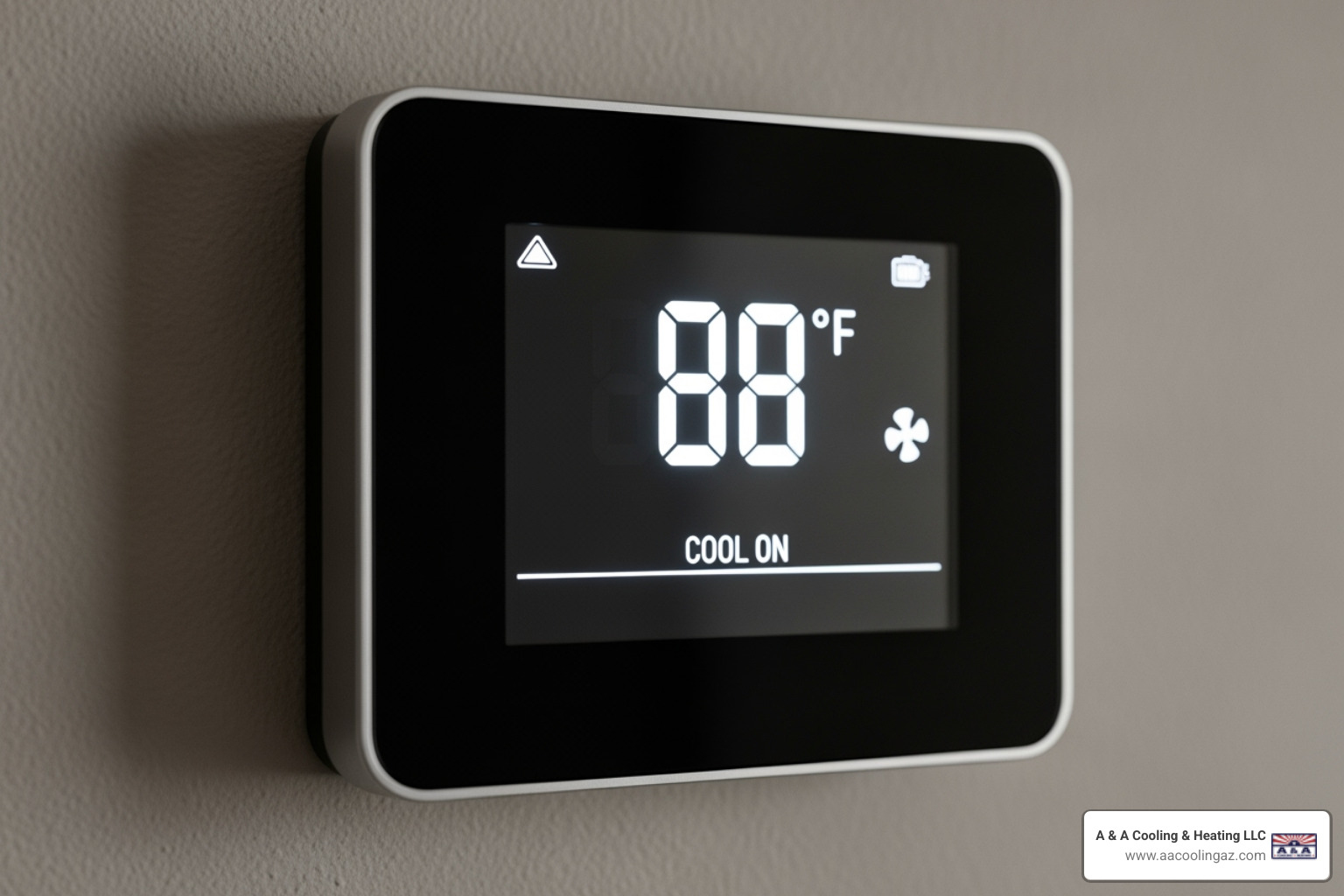 AC thermostat displaying a high indoor temperature despite being on - AC repair Apache Junction AC thermostat displaying a high indoor temperature despite being on - AC repair Apache Junction
