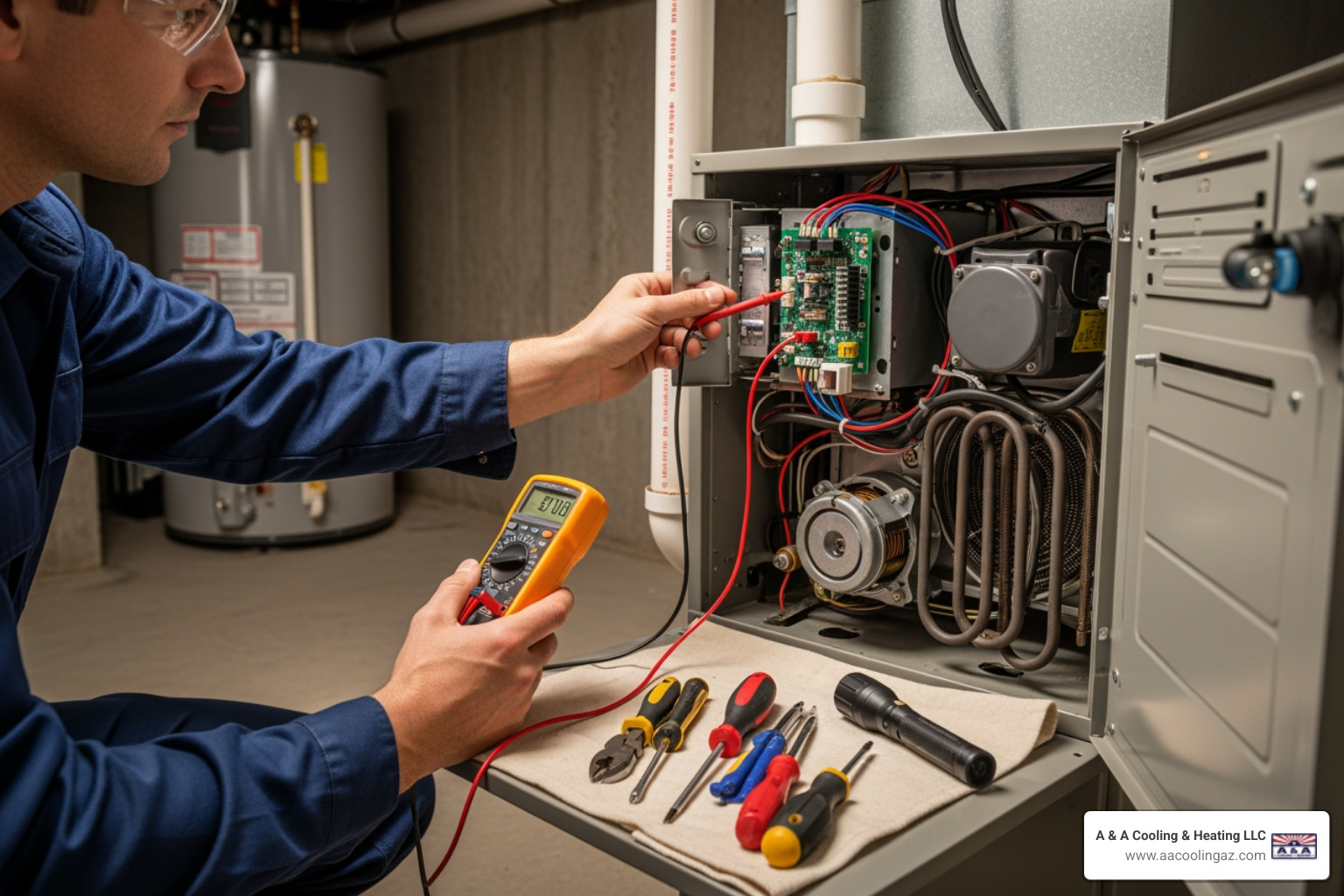 My electric furnace needs repair. Who services the Goodyear area?