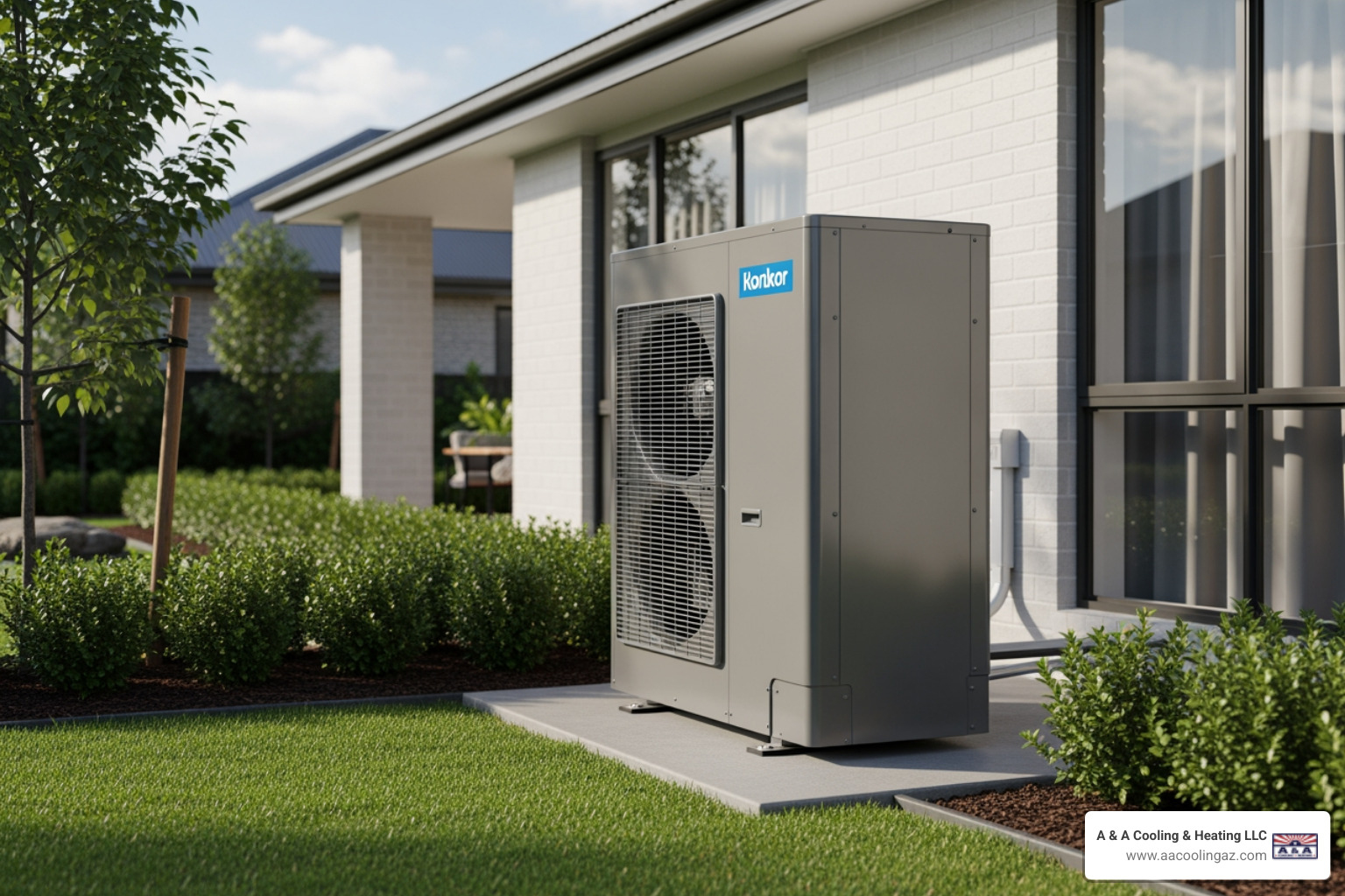 modern heat pump unit - Heating installation Apache Junction