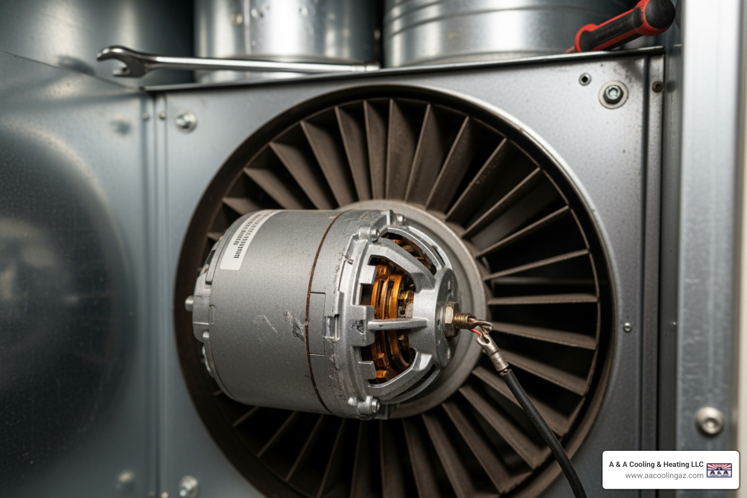 I think my furnace's blower motor is broken. Who can I call for a blower motor replacement in Gilbert?