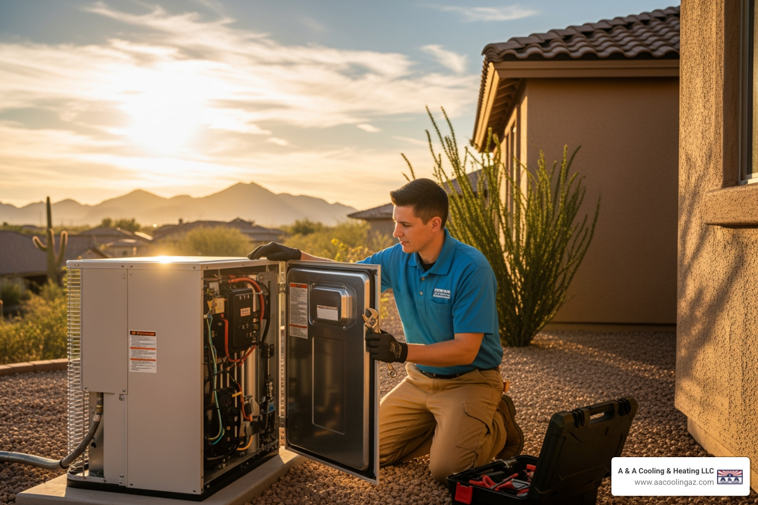 infographic explaining how a heat pump provides both heating and cooling - heat pump repair in san tan valley, az